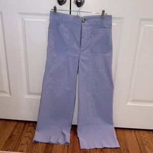 Anthropologie Maeve lilac ankle-length pant